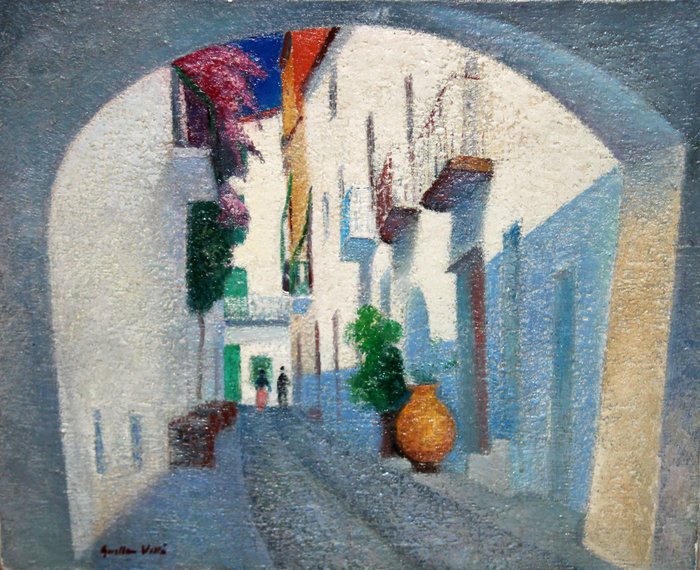 Guillem Villá Bassols (1917-2005) - Carrer del Call (Cadaqués)