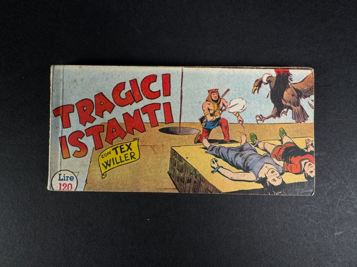 Tex, Raccoltina Serie Bianca n. 22 - "Tragici Istanti" - 1 Comic - Første udgave - 1952