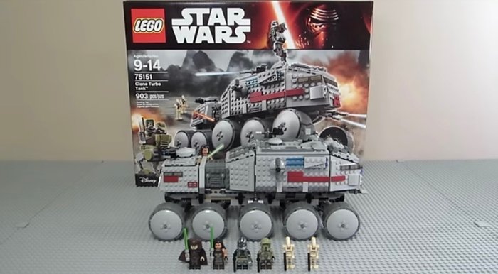 Lego - Star Wars - 75151 - Tank Lego Clone turbo tank - 2000-nu - Belgien