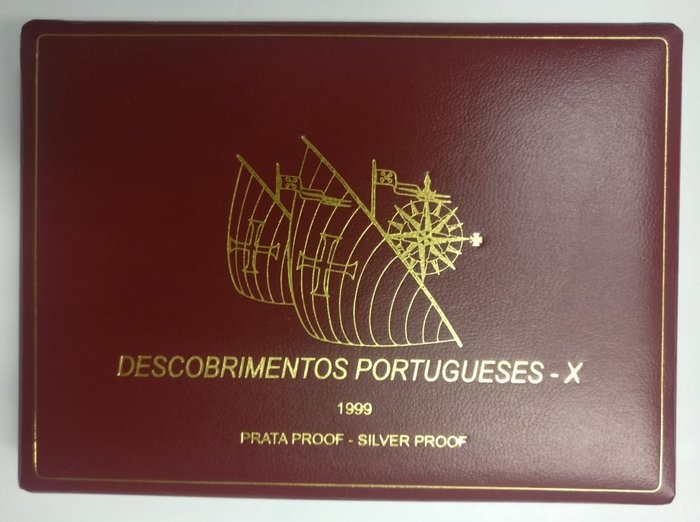 Portugal. República. Estojo - 200 Escudos 1999 - Descobrimentos Portugueses (Brasil) - X Série - Proof  (Ingen mindstepris)