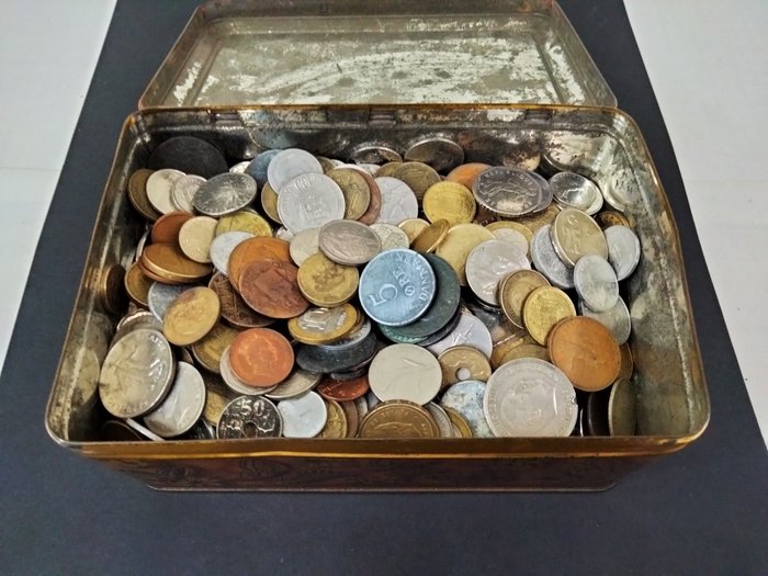 Verden. Collection of coins 3 kg  (Ingen mindstepris)