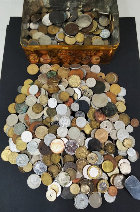 Verden. Collection of coins 3 kg  (Ingen mindstepris)