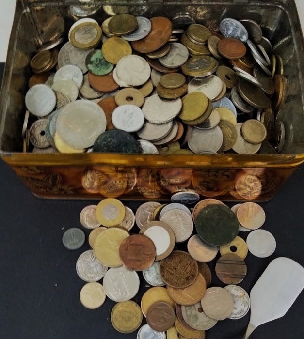 Verden. Collection of coins 3 kg  (Ingen mindstepris)