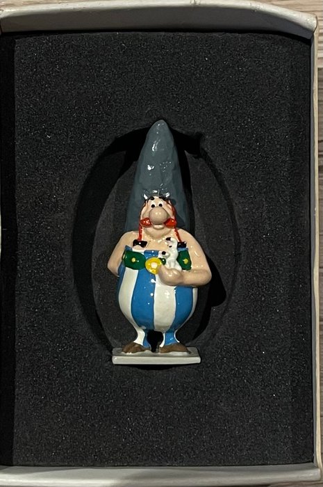 Pixi Paris - Miniature figurine - Obelix et idefix - 2103 - Metal