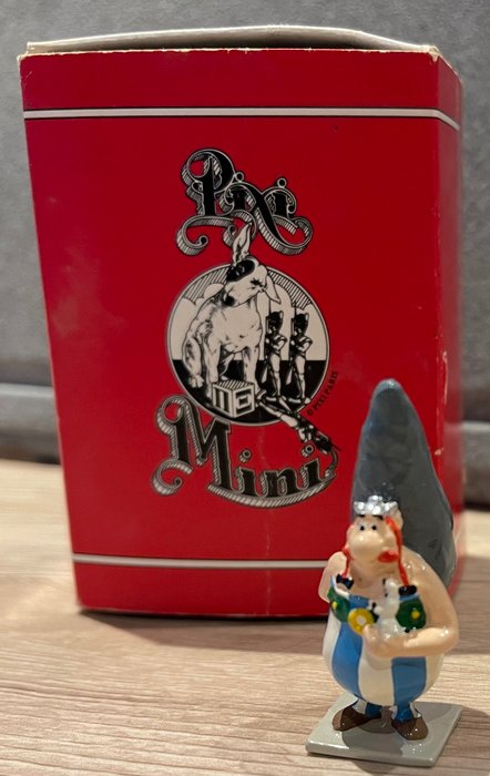 Pixi Paris - Miniature figurine - Obelix et idefix - 2103 - Metal