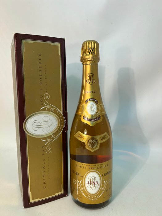 1986 Louis Roederer, Louis Roederer, Cristal - Reims Brut - 1 Flaske (0,75L)