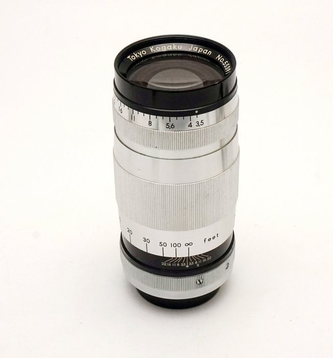 Tokyo Kogaku Topcon Lens Set 13,5cm f3,5 In M39 Vatting Met RF Koppeling NO RESERVE (Camera Not Included) Kameralinse