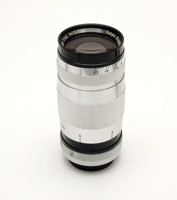 Tokyo Kogaku Topcon Lens Set 13,5cm f3,5 In M39 Vatting Met RF Koppeling NO RESERVE (Camera Not Included) Kameralinse