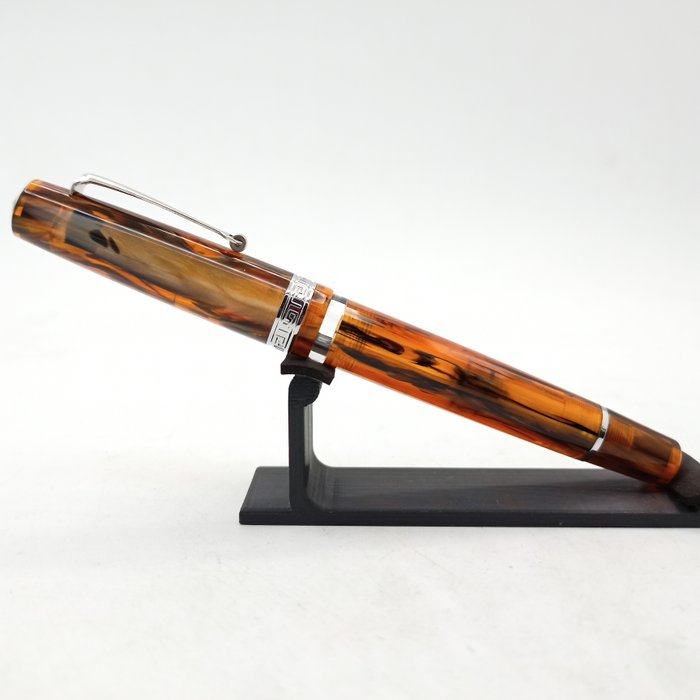 Armando Simoni Club - Studio - Brown Antelope - Rhodium Trim - Fyldepen