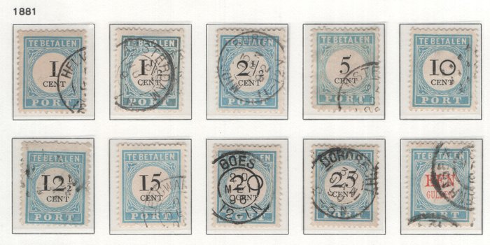 Holland 1870/1958 - Samling af Frimærker - Komplet - NVPH P1/P106