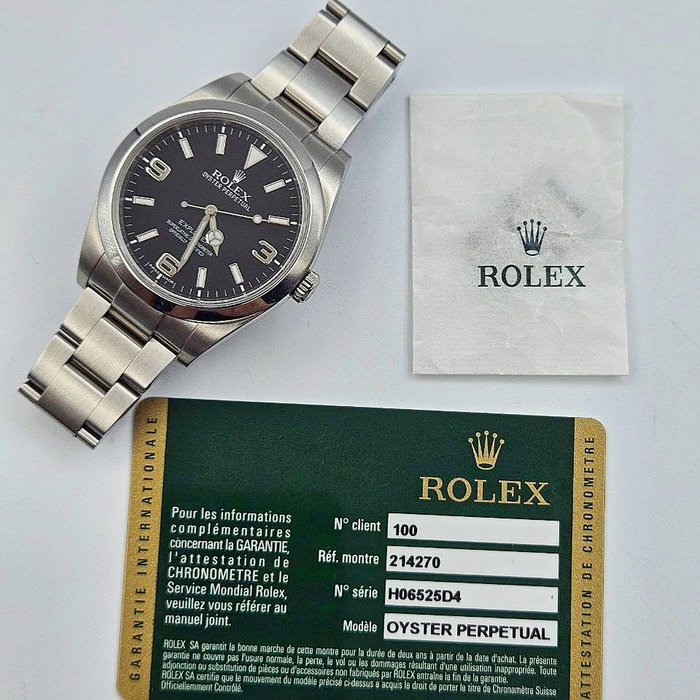 Rolex - Explorer I 39 - 214270 - Mænd - 2011-nu