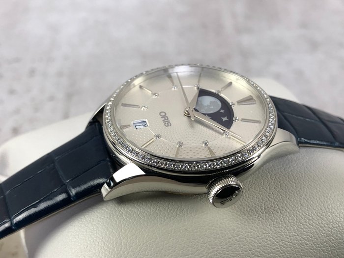 Oris - Artelier Grande Lune Diamonds Automatic 0,576ct - 01 763 7723 4951-07 5 18 66FC - Kvinder - 2011-nu