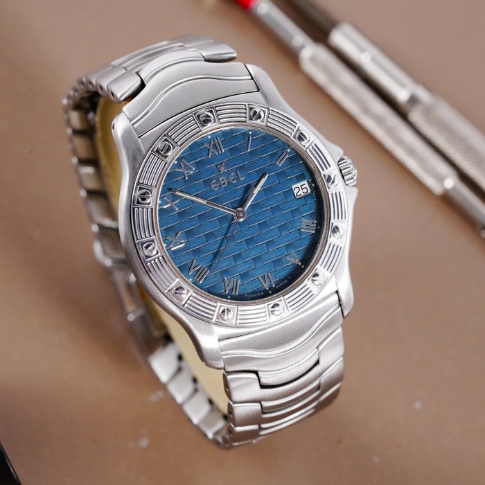 Ebel - Dress Wave Blue Dial - Mænd - 2000-2010