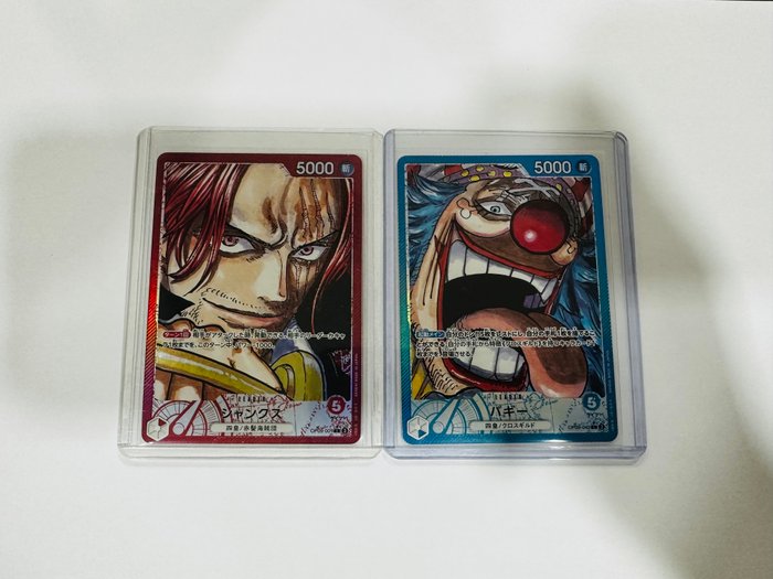 Bandai - 2 Card - One Piece - Shanks  Buggy - OP09 - LEADER