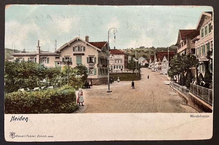 Belgien 1909 - Postkort med segl "Ursulines Saventhem" - stemplet KERMESSE FLAMANDE