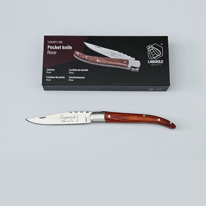 Laguiole - Pocket Knife - Rose Wood - style de - Lommekniv