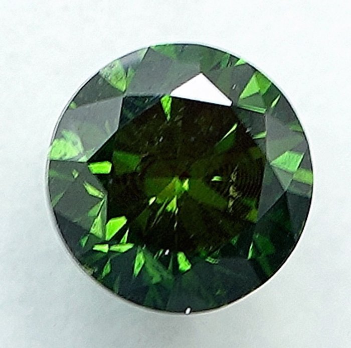 1 pcs Diamant  (Farvebehandlet)  - 0.50 ct - SI2 - International Gemological Institute (IGI)