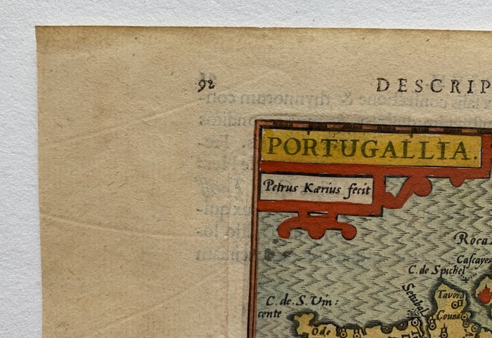 Portugal - Portugal; P. Bertius - Portugallia - 1601-1620