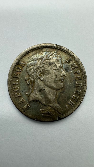 Frankrig. Napoléon I (1804-1814). 1/2 Franc 1809 A-Paris  (Ingen mindstepris)