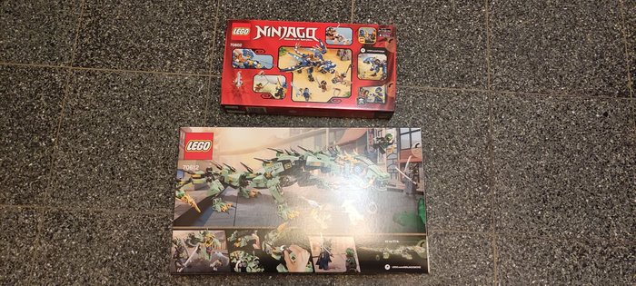 Lego - Ninjago - 70602 - 70612 - Jay's Elemental Dragon and Green Ninja Mech Dragon - NEW