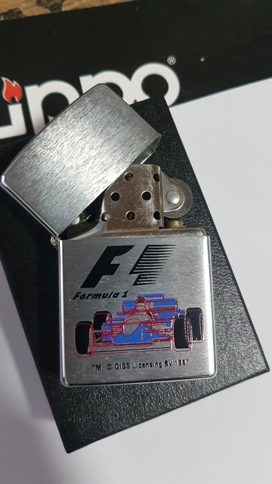 Zippo - Original Zippo Rarität Formula 1 Licensing - Lighter - Chrome