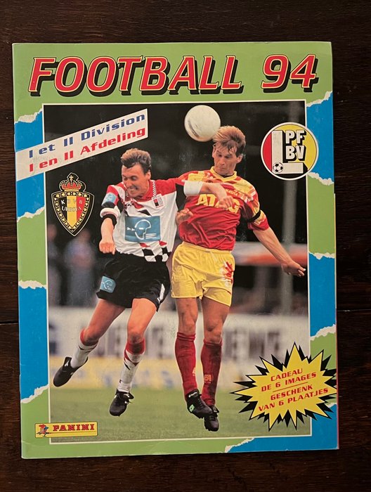 Panini - Football 94 Belgium - 2 Incomplete Album