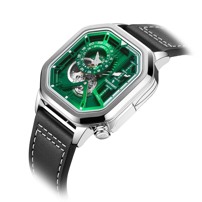 Tecnotempo - "Dynamic Shuttle" Automatic Engine - - TT.SH.GR (green dial) - Mænd - 2011-nu