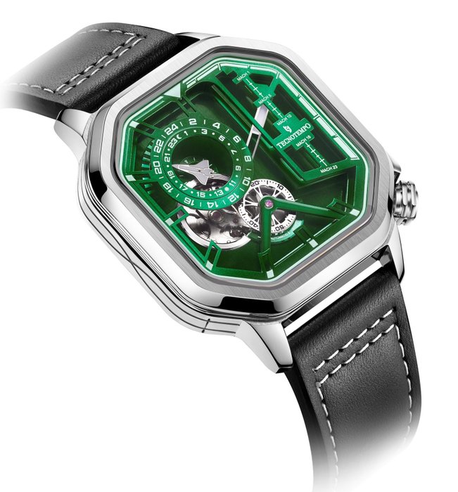 Tecnotempo - "Dynamic Shuttle" Automatic Engine - - TT.SH.GR (green dial) - Mænd - 2011-nu