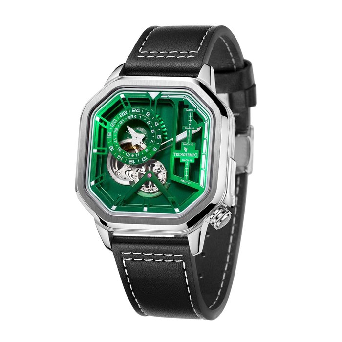 Tecnotempo - "Dynamic Shuttle" Automatic Engine - - TT.SH.GR (green dial) - Mænd - 2011-nu