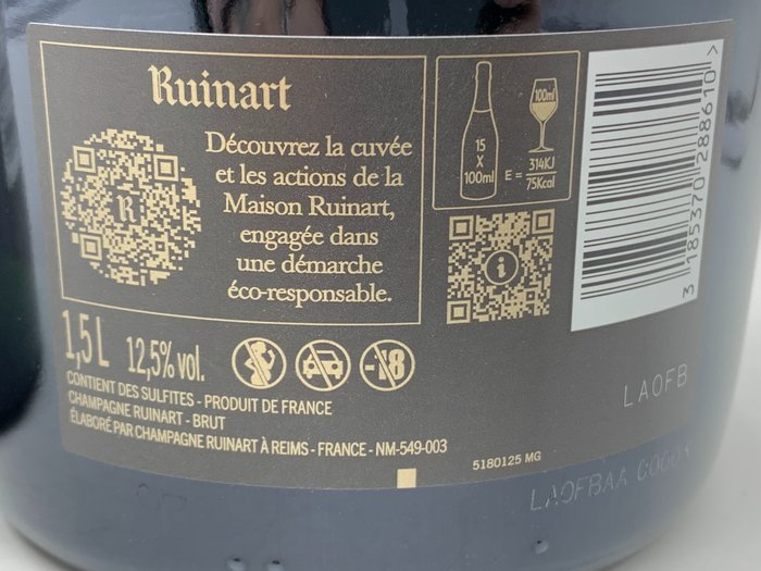 Ruinart, Brut - Champagne - 3 Magnum (1,5 L)