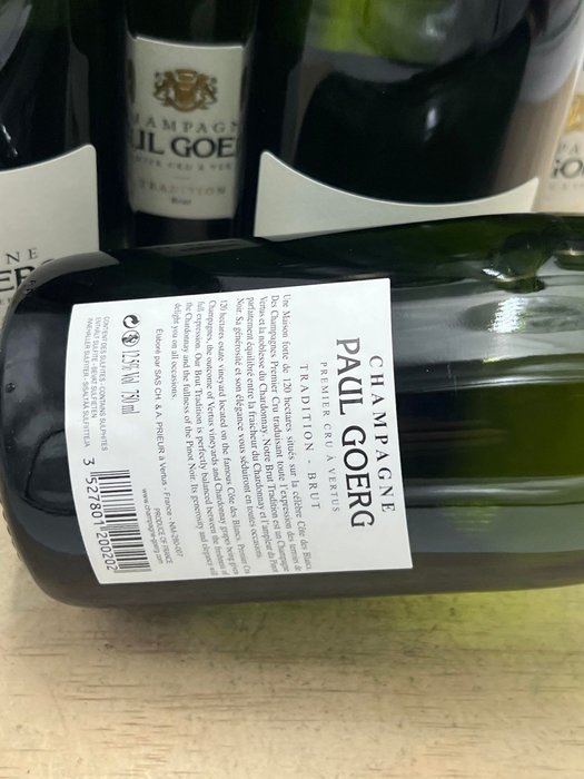 Paul Goerg Premier Cru à Vertus Brut Tradition - Champagne Premier Cru - 6 Flasker (075 L)