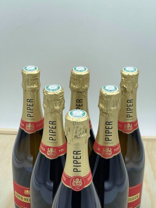 Piper Heidsieck, Piper-Heidsieck - Champagne Brut - 6 Flasker (0,75 L)