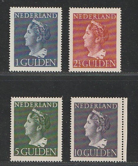 Holland 1946 - Type Konijnenburg - NVPH 346/349