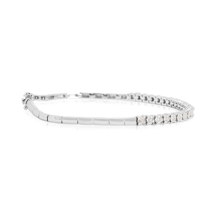 Armbånd - 18 kraat Hvidguld -  0.34ct. tw. Diamant (Natur)