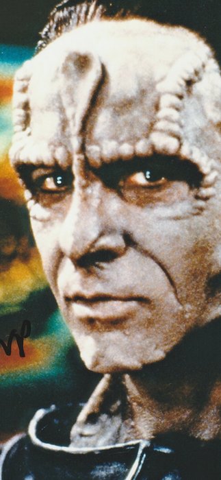 Star Trek - Signed by Casey Biggs (Cardassian Damar)