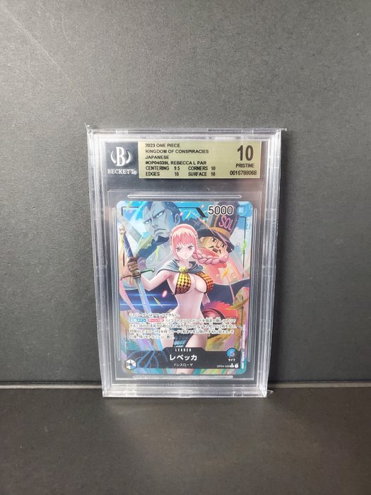 One Piece - 1 Graded card - Rebecca OP04-039 Japanese - BGS 10