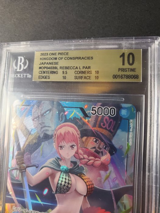 One Piece - 1 Graded card - Rebecca OP04-039 Japanese - BGS 10