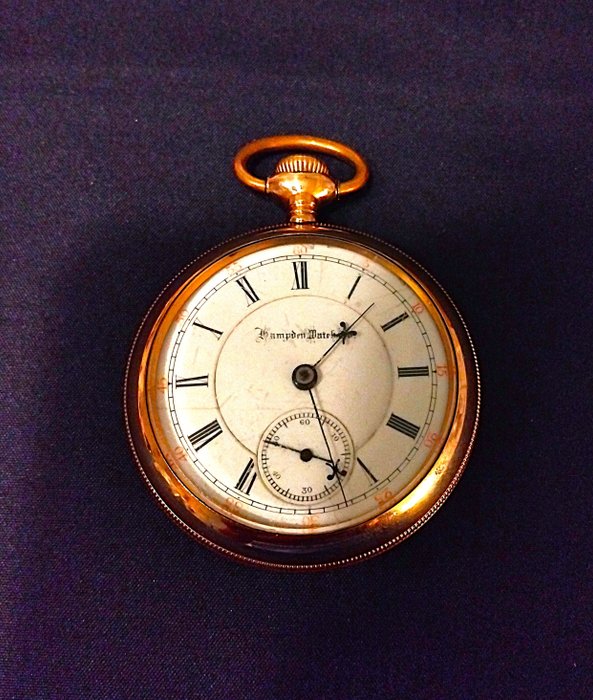 Hampden - 3 - pocket watch - 1850-1900