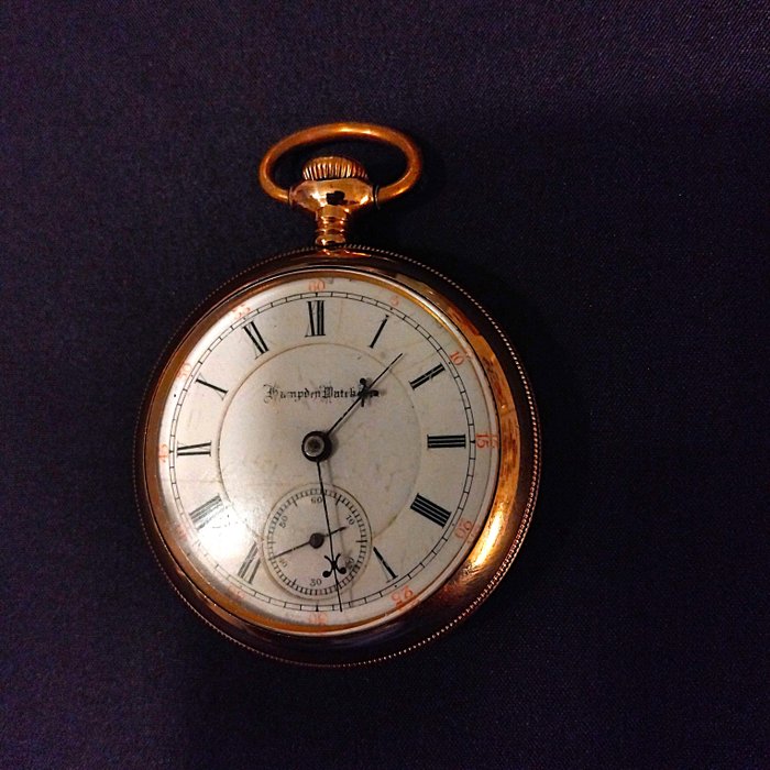 Hampden - 3 - pocket watch - 1850-1900