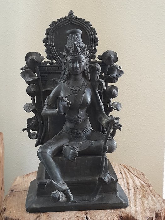 Prachtige grote Tara - Hindoegod - 31 cm - Statue - Indonesien  (Ingen mindstepris)