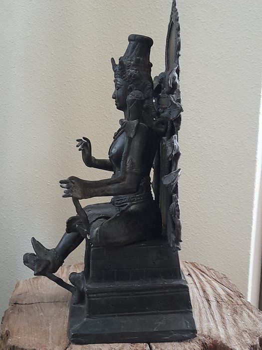 Prachtige grote Tara - Hindoegod - 31 cm - Statue - Indonesien  (Ingen mindstepris)