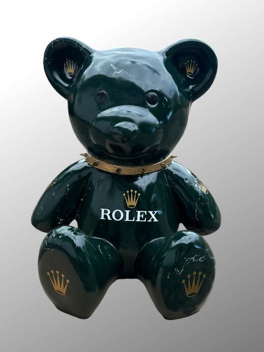 AmsterdamArts - XL Rolex luxury teddy bear statue