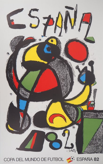 Joan Miro (1893-1983) - Espana Personnage surréaliste