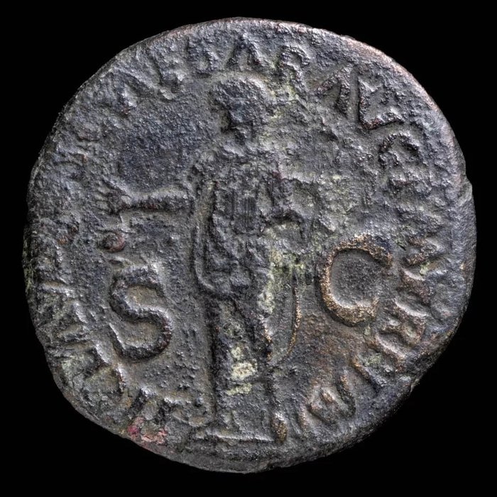 Romarriket. Antonia. Dupondius TI CLAVDIVS CAESAR AVG P M TR P IMP P  (Ingen mindstepris)