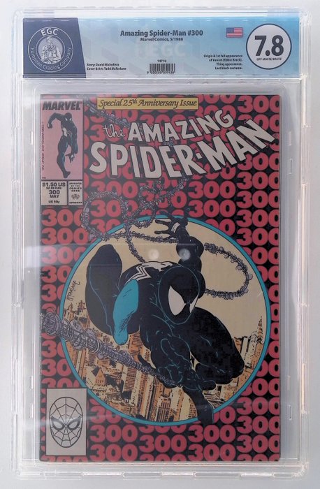 Amazing Spider-Man #300 - EGC graded 7.8 - 1 Graded comic - 1988