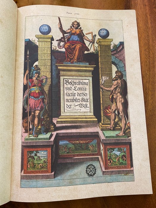 Städteansichten aus aller Welt - verdens byer; Hartmann Schedel - Beschreibung und Contrafactur der vornembster Stät der Welt - 1581-1600