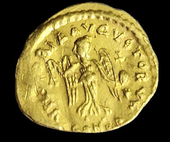 Byzantinske rige Anastasius I (AD 491-518) Tremissis Constantinople - VICTORIA AVGVSTORVM