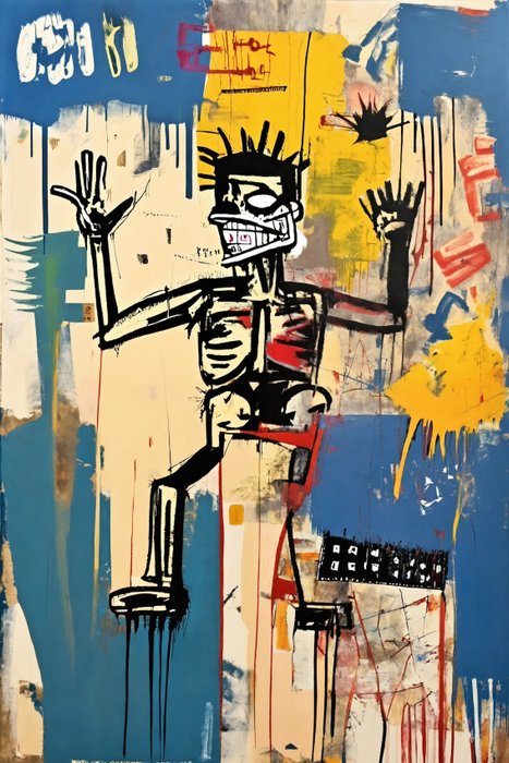 RINGER - Basquiat Graffiti Toile (L)