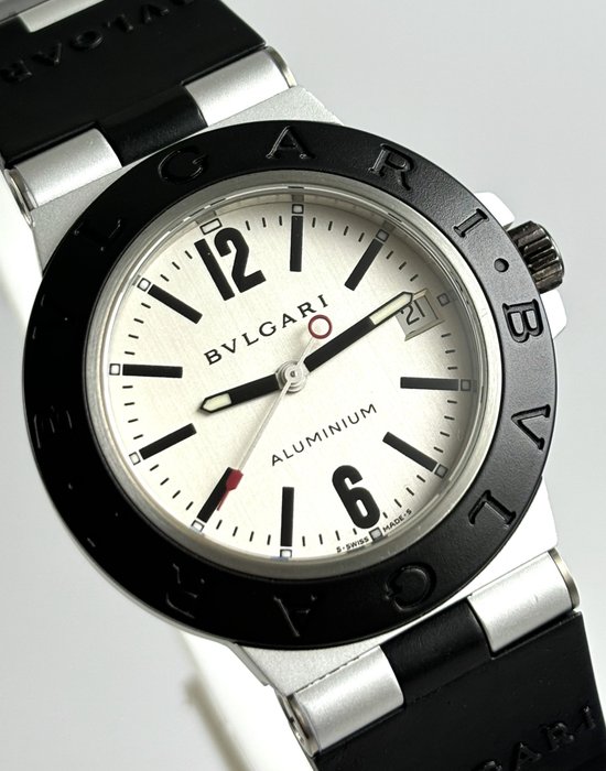 Bvlgari - Diagono Aluminium AL 38 TA - Ingen mindstepris - M67940 - Mænd - 2011-nu