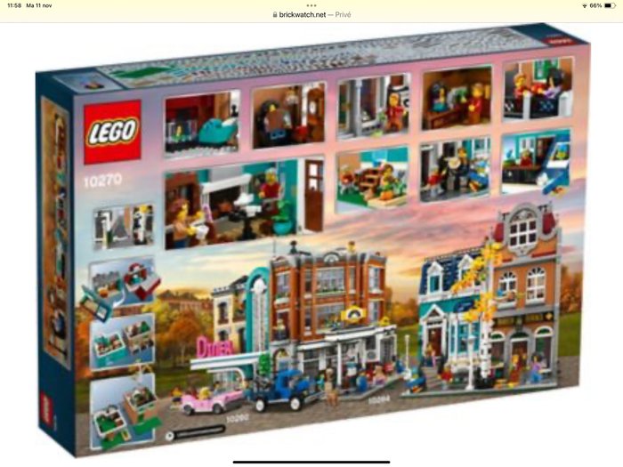 Lego - moduaire gebouwen - 10270 : Bookshop